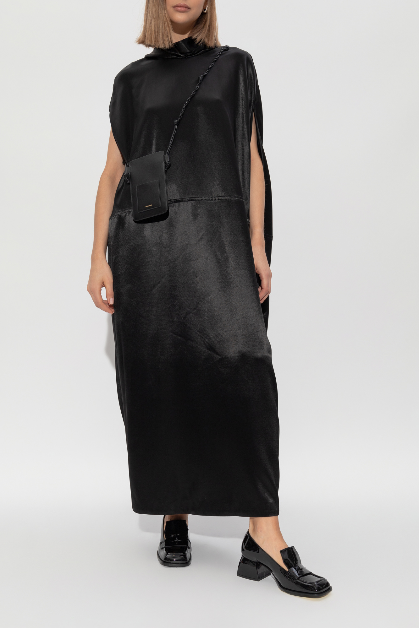 ワンピース Jil Sander SS25 Black satin dress (J02CT0469J76018 001) Black Satin dress JIL SANDER - Vitkac Italy